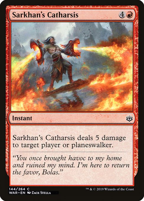 WAR: Sarkhan's Catharsis