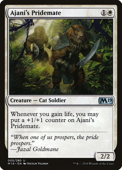 M19: Ajani's Pridemate (Foil)