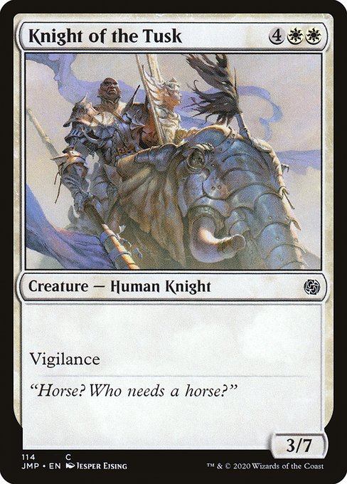 JMP: Knight of the Tusk