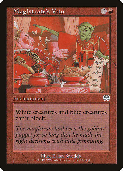 MMQ: Magistrate's Veto (Foil)