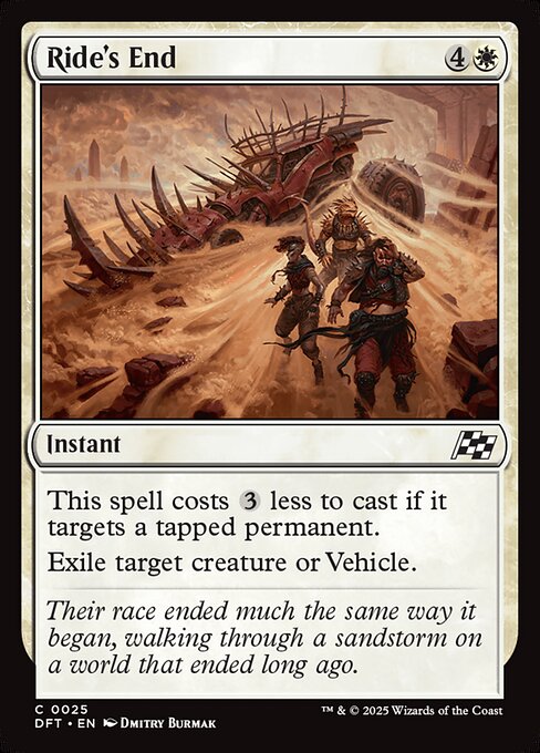 DFT: Ride's End (Foil)