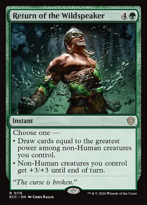 ECC: Return of the Wildspeaker