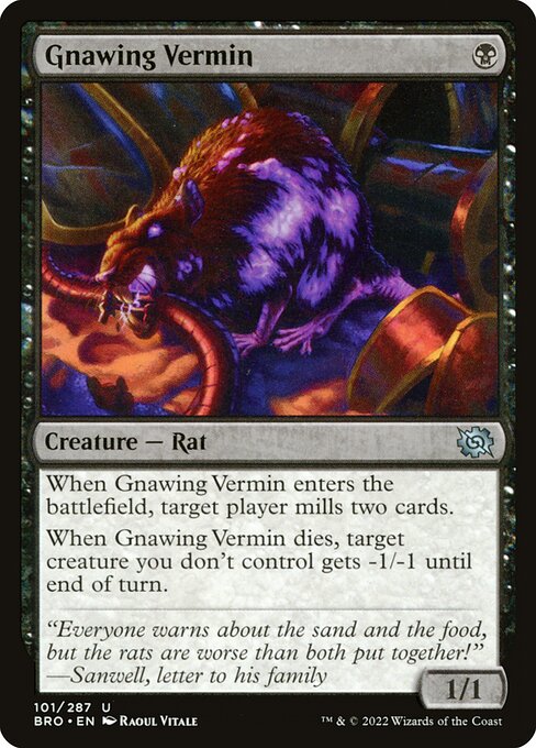 BRO: Gnawing Vermin (Foil)