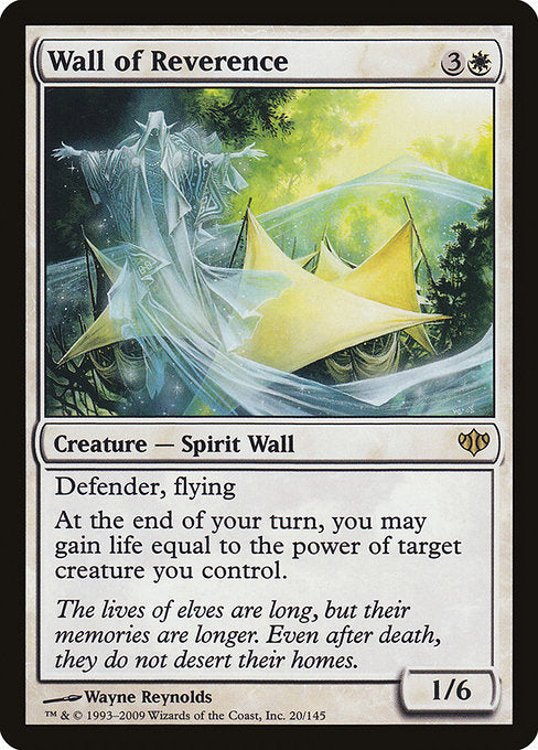 CON: Wall of Reverence (Foil)