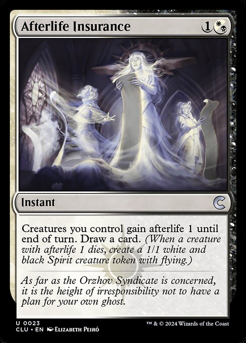 CLU: Afterlife Insurance
