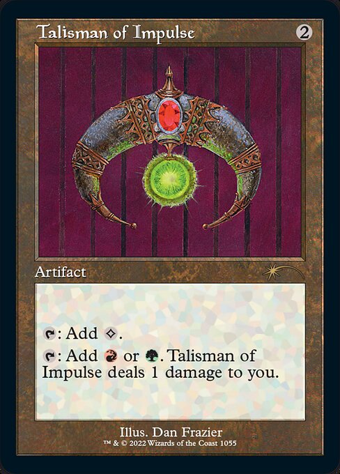 SLD: Talisman of Impulse (Retro Frame) (Foil Etched)