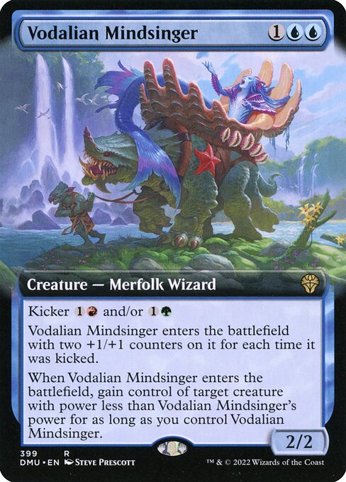 DMU: Vodalian Mindsinger (Extended Art) (Foil)