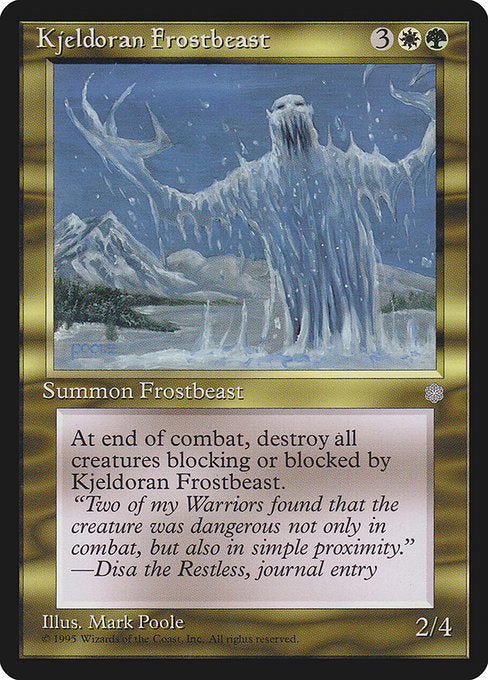 ICE: Kjeldoran Frostbeast