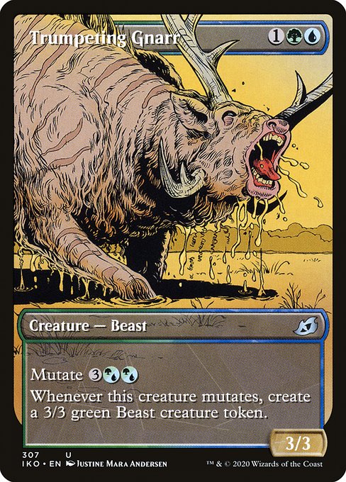 IKO: Trumpeting Gnarr (Showcase) (Foil)