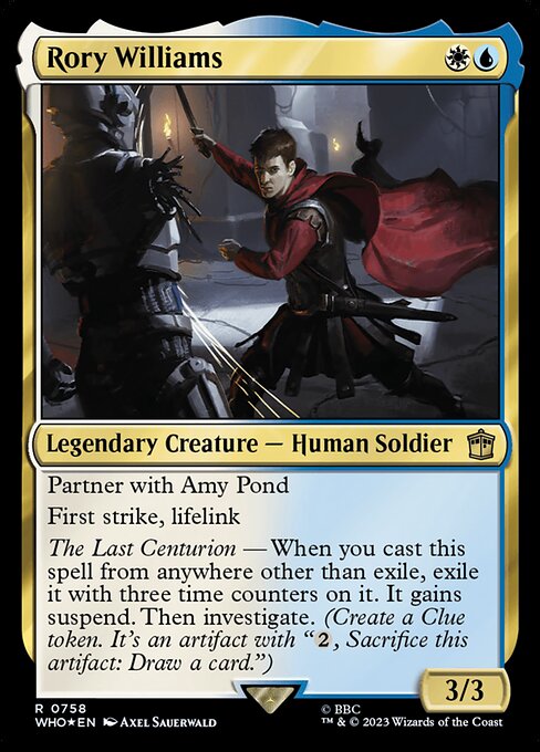WHO: Rory Williams (Surge Foil)