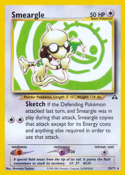 Smeargle (30) 30/75 Unlimited Neo Discovery