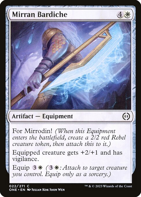 ONE: Mirran Bardiche (Foil)