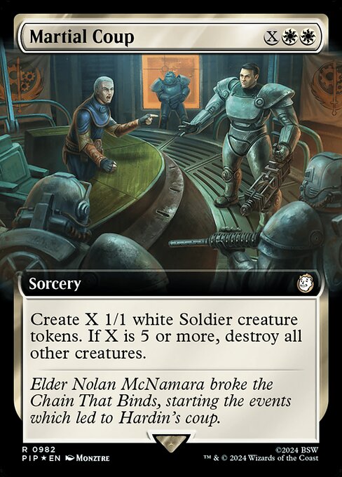 PIP: Martial Coup (Extended Art) (Surge Foil)
