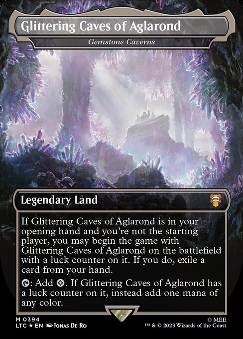 LTC: Glittering Caves of Aglarond - Gemstone Caverns (Surge Foil)