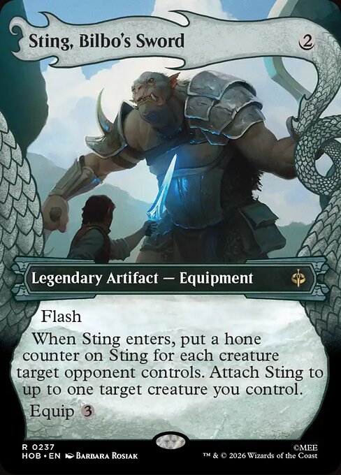 HOB: Sting, Bilbo's Sword (Showcase) (Foil)
