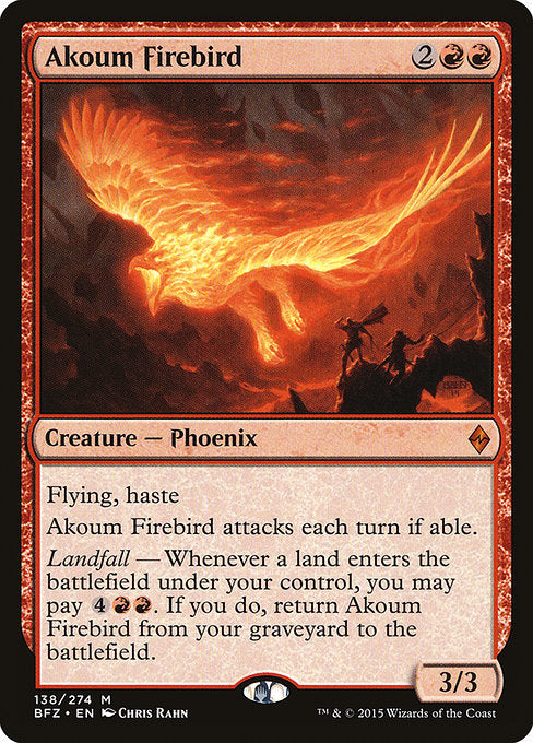 BFZ: Akoum Firebird (Foil)