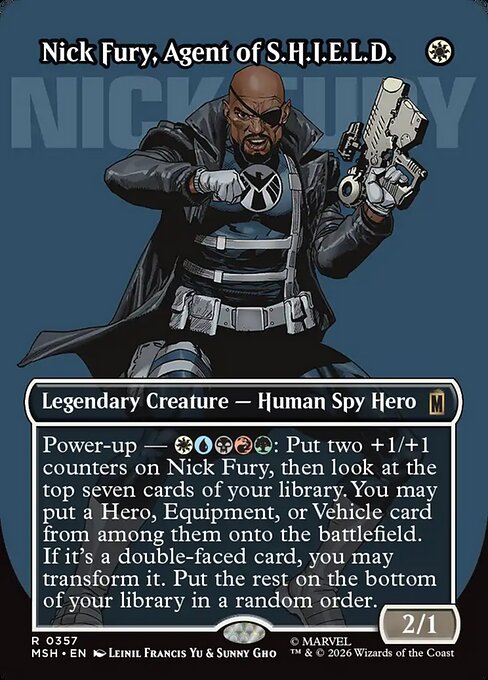 MSH: Nick Fury, Agent of S.H.I.E.L.D. (Borderless) (0357)