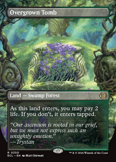 ECL: Overgrown Tomb (Borderless) (Foil)