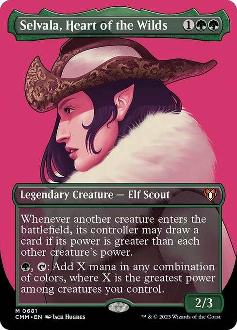 CMM: Selvala, Heart of the Wilds (Borderless) (Foil)