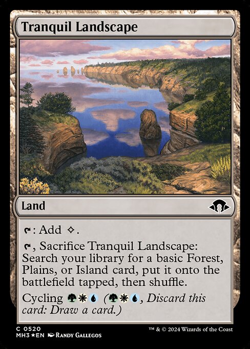 MH3: Tranquil Landscape (Ripple Foil)