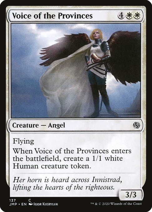 JMP: Voice of the Provinces