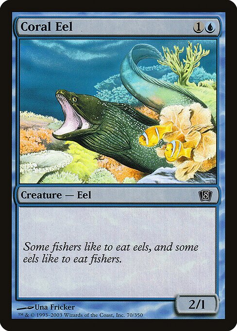 8ED: Coral Eel (Foil)