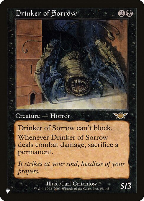 PLST: Drinker of Sorrow