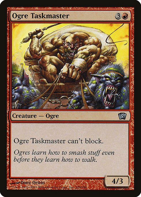 8ED: Ogre Taskmaster (Foil)