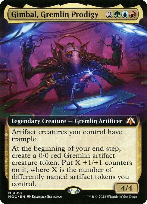 MOC: Gimbal, Gremlin Prodigy (Extended Art) (Foil)