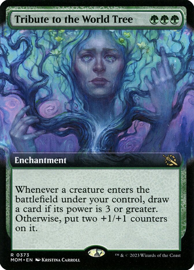 Tribute to the World Tree (Extended Art) [Foil] :: MOM