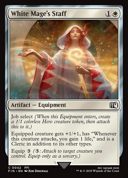 FIN: White Mage's Staff (Foil)