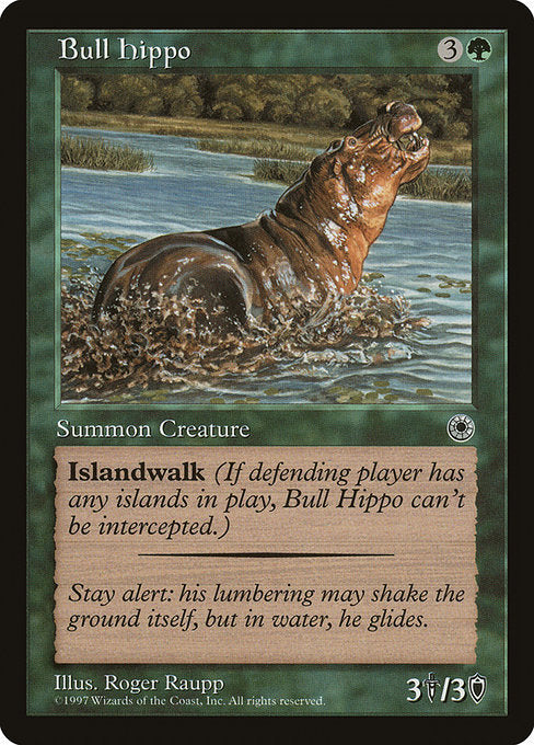 POR: Bull Hippo (Flavor Text)