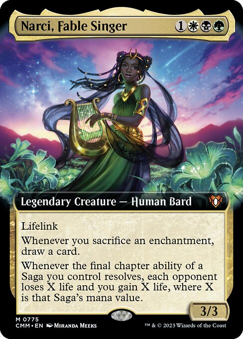 CMM: Narci, Fable Singer (Extended Art) (Foil)