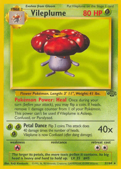 Vileplume (31) 31/64 Unlimited Jungle