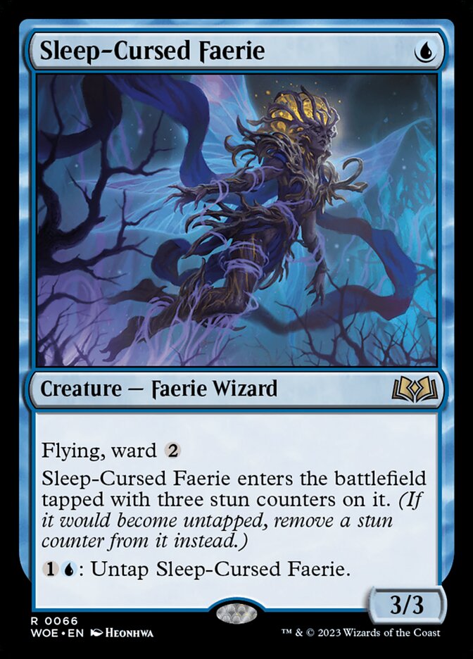 Sleep-Cursed Faerie [Foil] :: WOE