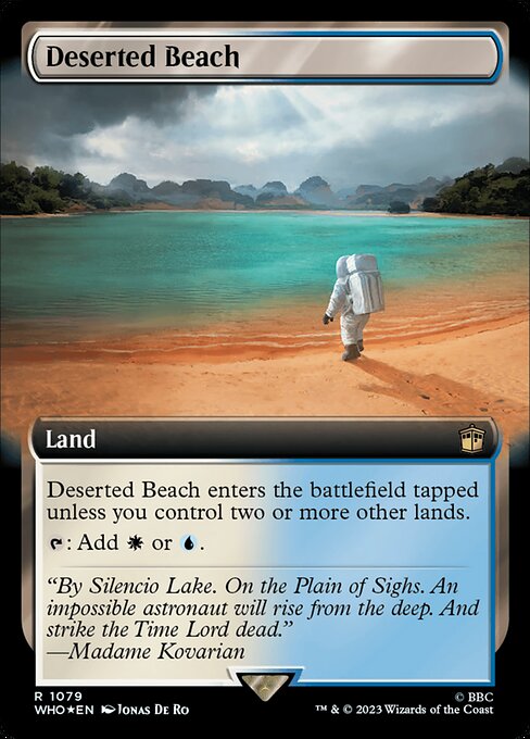WHO: Deserted Beach (Extended Art) (Surge Foil)