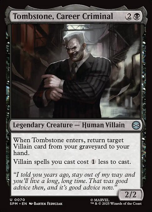 SPM: Tombstone, Career Criminal