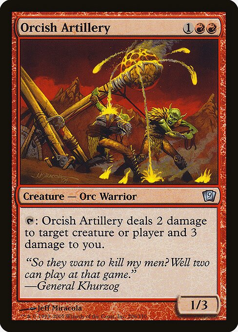 9ED: Orcish Artillery (Foil)