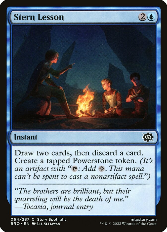 Stern Lesson [Foil] :: BRO