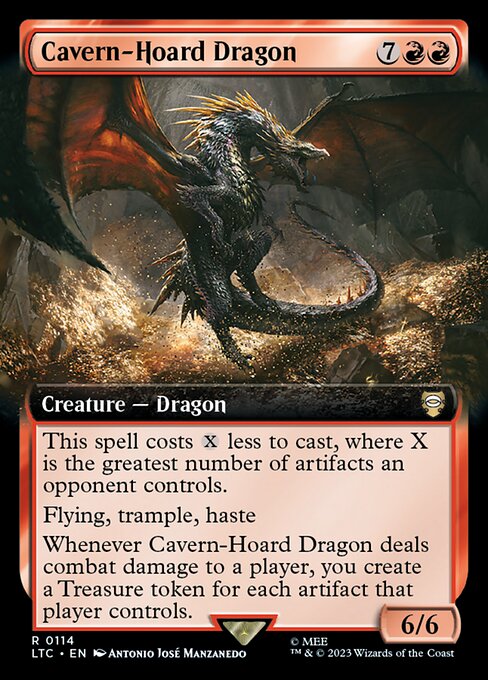 LTC: Cavern-Hoard Dragon (Extended Art)