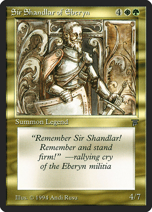 LEG: Sir Shandlar of Eberyn