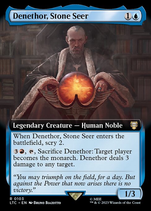 LTC: Denethor, Stone Seer (Extended Art)