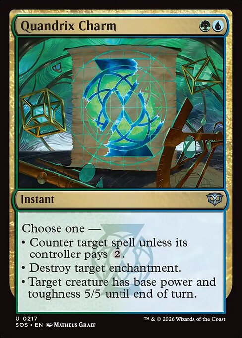 SOS: Quandrix Charm (Foil)