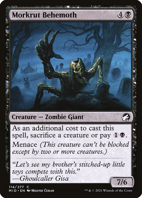 MID: Morkrut Behemoth (Foil)