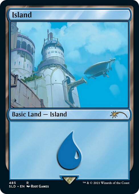 SLD: Island (Secret Lair x Arcane: Lands) (Foil)