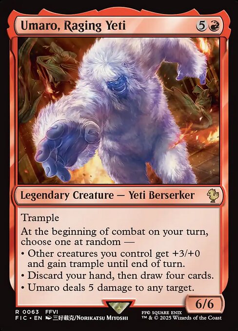 FIC: Umaro, Raging Yeti (Foil)