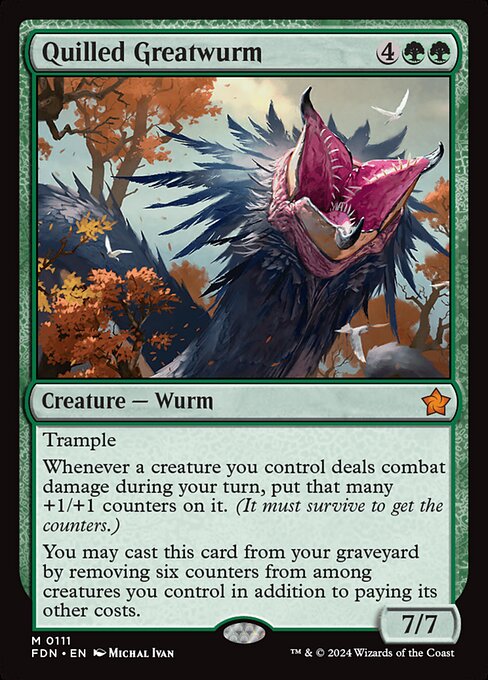 FDN: Quilled Greatwurm (Foil)