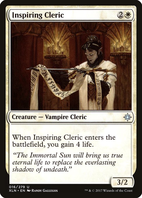 XLN: Inspiring Cleric (Foil)
