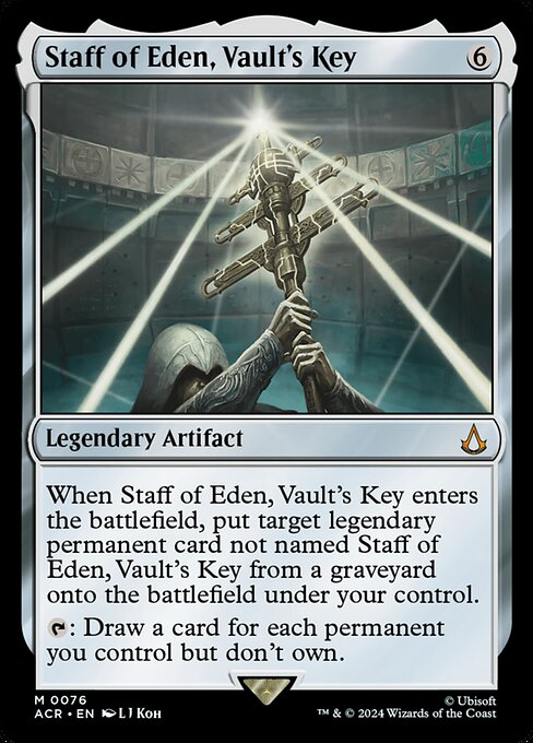 ACR: Staff of Eden, Vault's Key (Foil)