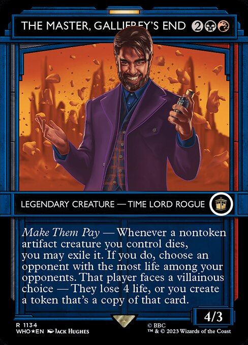 WHO: The Master, Gallifrey's End (Showcase) (Surge Foil)